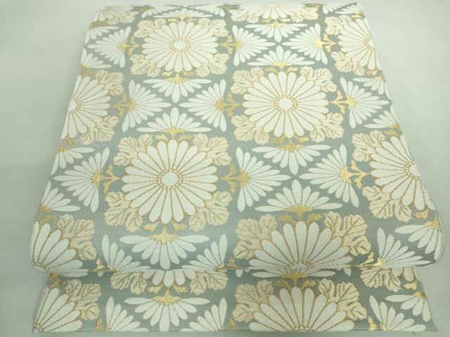 平和屋本店■最高級　人間国宝　北村武資　煌彩錦　六通柄袋帯　菊紋　金糸　逸品　DZAA8279kh5