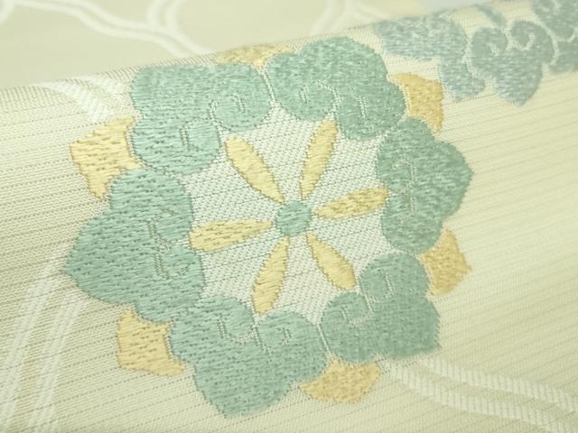 平和屋本店□極上 夏物 西陣 川島織物 九寸名古屋帯 正倉院