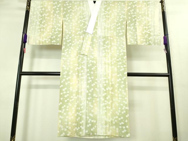 平和屋着物■京友禅　創作長襦袢　無双仕立て　舞桜間道　反端付き　逸品　未使用　DZAA8349kh5 平和屋着物□京友禅 創作長襦袢 無双仕立て 舞桜間道 反端