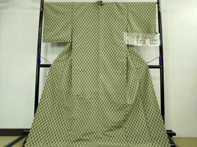 平和屋本店●極上　本場琉球絣　手おり　大城織物謹製　ロング丈　証紙付き　逸品　DZAA8394kh5_1