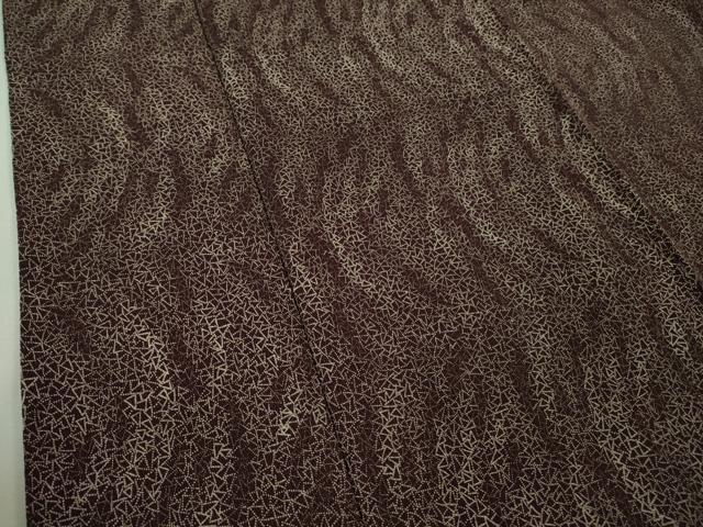 平和屋本店□極上 浦野理一 江戸小紋 吉祥文 似せ紫色地 逸品