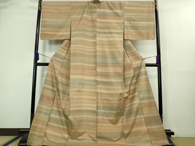 平和屋着物■極上　京の名門・菱屋六右ェ門　紬　訪問着　ロング丈　宝尽くし花松文　逸品　未使用　DZAA8412kh5