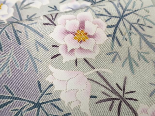 平和屋本店□極上 本加賀友禅作家 浅野冨治男 訪問着 友禅 枝