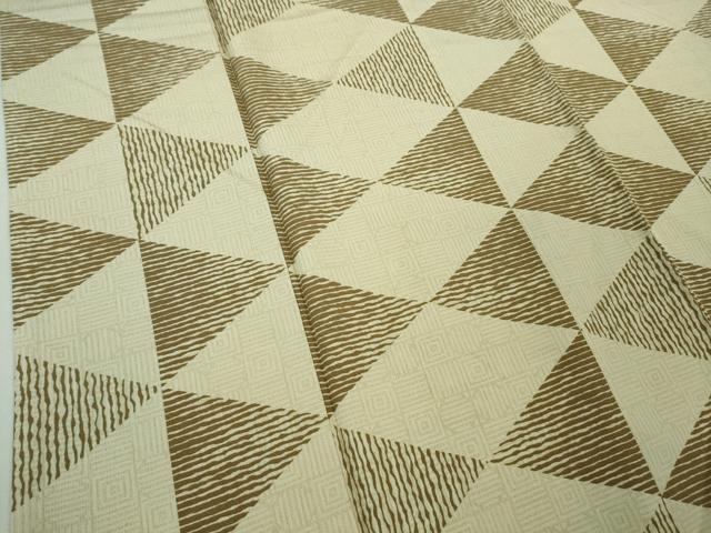 平和屋着物■極上　小紋　菱間道　ロング丈　逸品　DZAA8499kh5 平和屋着物□極上 小紋 菱間道 ロング丈 逸品 DZAA8499kh5