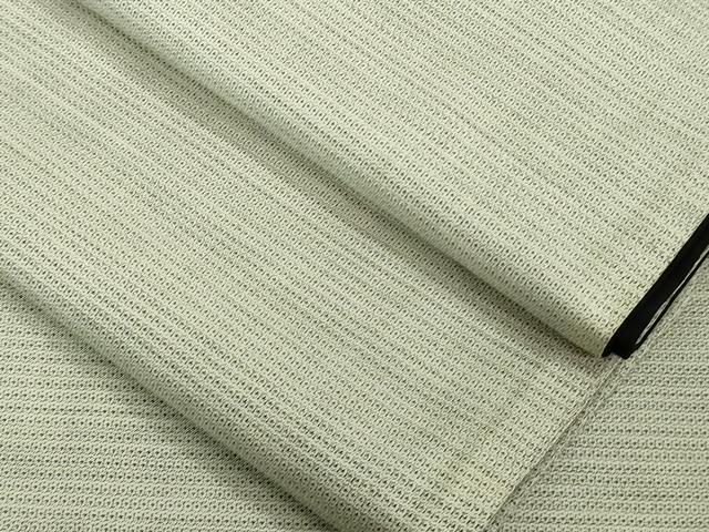 平和屋本店□極上 男性 本場大島紬 白大島 アンサンブル キングサイズ