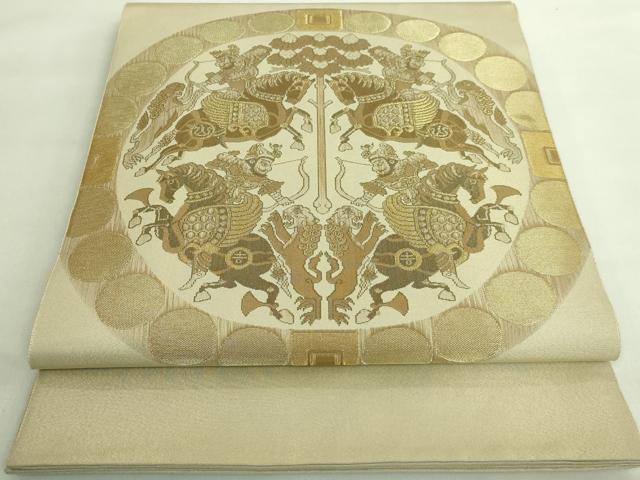 平和屋本店□最高級 人間国宝 北村武資 経錦 六通柄