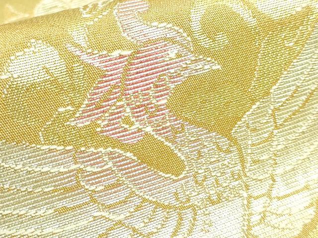 平和屋本店■極上　龍村美術織物　たつむら　六通柄袋帯　翔鳳彩花錦　金銀糸　逸品　DZAA8580kh5 平和屋本店□極上 龍村美術織物 たつむら 六通柄袋帯 翔鳳