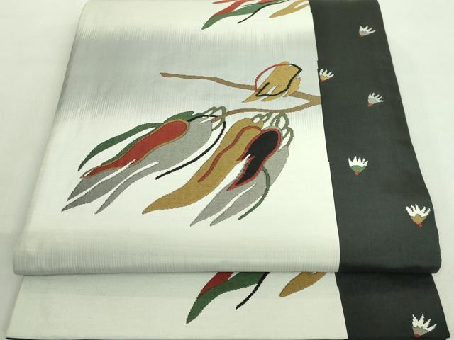 平和屋着物■極上　名門木屋太　今河織物　六通柄袋帯　成り物　逸品　DZAA8610kh5