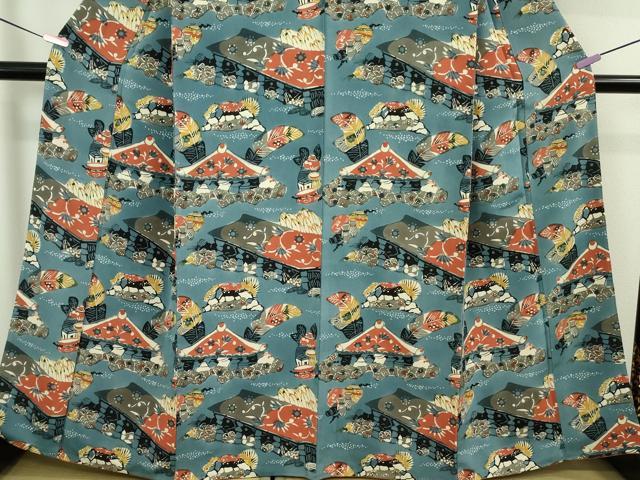 平和屋本店□超希少 人間国宝 芹沢圭介 型絵染 付下げ小紋