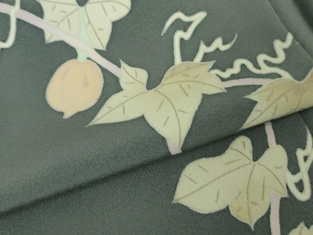 平和屋本店□極上 本加賀友禅作家 由水煌人 訪問着 蔦