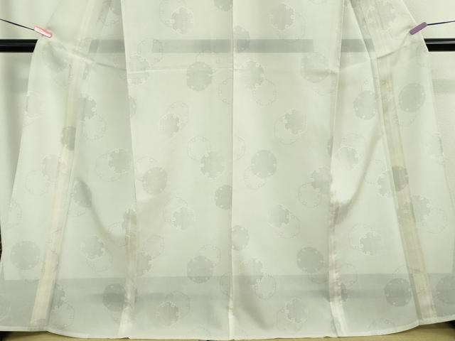平和屋本店■極上　夏物　本場大島紬　夏大島　7マルキ　雪輪重ね　逸品　DZAA8716kh5