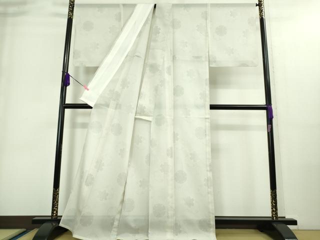 平和屋本店■極上　夏物　本場大島紬　夏大島　7マルキ　雪輪重ね　逸品　DZAA8716kh5