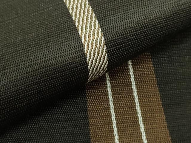 平和屋本店□極上 本場黄八丈 黒八丈 八寸名古屋帯 伝統工芸