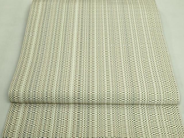 平和屋着物■極上　本場筑前博多織　八寸名古屋帯　縞　逸品　DZAA8827kh5