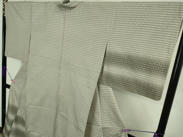 平和屋着物▽極上　花織　訪問着　紬地　単衣　逸品　DZAA8881kh5_2