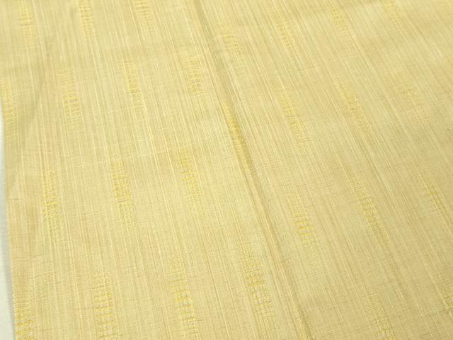 平和屋本店■極上　花織　紬　薄い蒸栗色地　鈴乃屋扱い　逸品　DZAA8901kh5 平和屋本店□極上 花織 紬 薄い蒸栗色地 鈴乃屋扱い 逸品 DZAA8901kh5