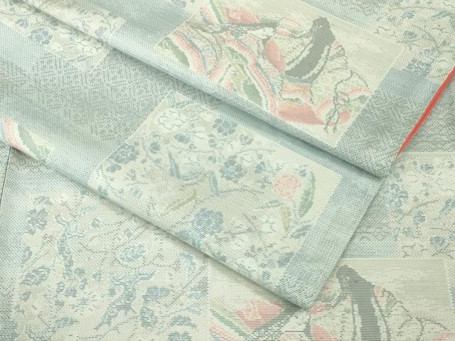 平和屋着物■極上　都喜ヱ門　本場大島紬　白大島　9マルキ　平安人物　藤絹織物謹製　逸品　未使用　DZAA8916kh5