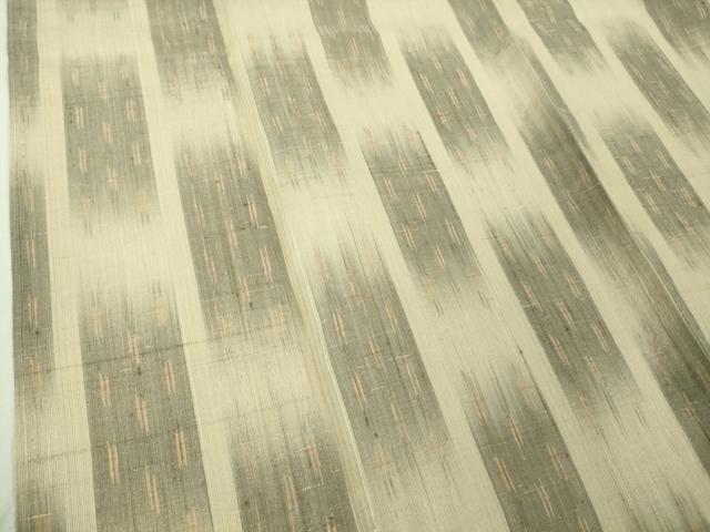 平和屋着物□極上 夏物 生紬 市松文様 逸品 未使用 DZAA8942kh5