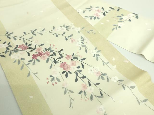 平和屋着物□極上 日本工芸会 中澤英高 塩瀬 九寸名古屋帯