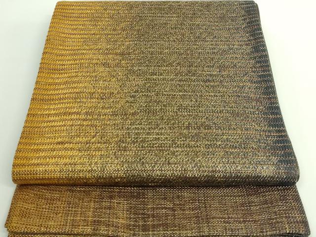 平和屋着物■極上　ひなや工房　くむ・あむ・おる　伊豆蔵明彦　組織　太鼓柄袋帯　金糸　逸品　DZAA8990kh5