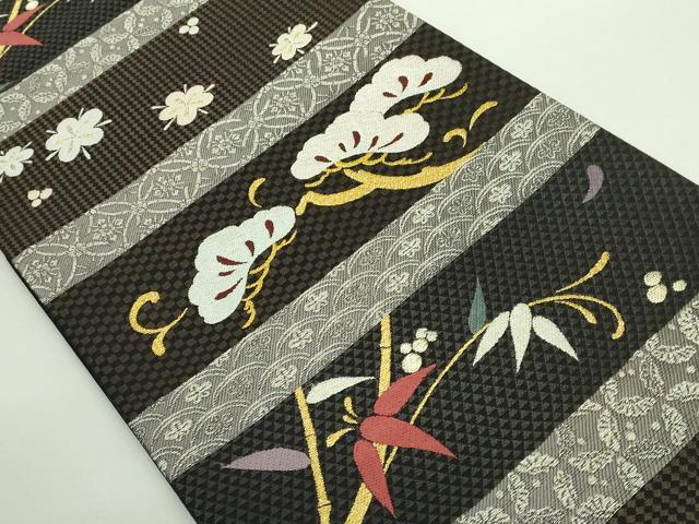 平和屋着物□極上 創業280年 誉田屋源兵衛 六通柄袋帯 唐織