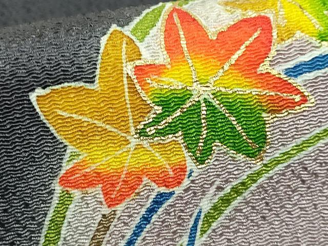 平和屋着物□極上 九寸名古屋帯 縮緬細工 ビーズ 押し絵 貼り絵 花兎