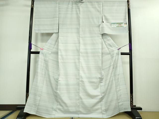平和屋本店■極上　夏物　薩摩花織　紬　花織瑠璃ぼかし　大迫織物謹製　証紙付き　逸品　新品　DZAA9176kh5_1
