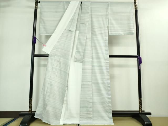 平和屋本店■極上　夏物　薩摩花織　紬　花織瑠璃ぼかし　大迫織物謹製　証紙付き　逸品　新品　DZAA9176kh5_2