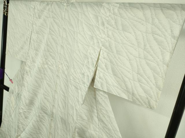 平和屋着物□極上 夏物 本場大島紬 白大島 夏大島 大島紬美幸 マリンスノー