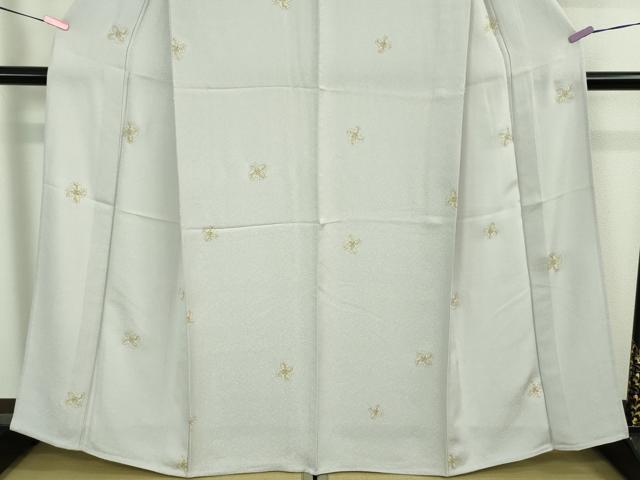 平和屋着物□極上 小紋 単衣 枝葉文 白菫色地 逸品 未使用 DZAA9239kh5