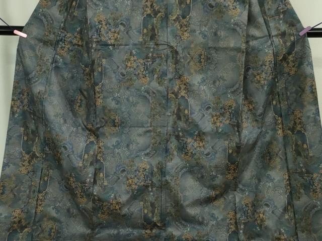 平和屋着物□極上 都喜ヱ門 本場大島紬 9マルキ 風景花文