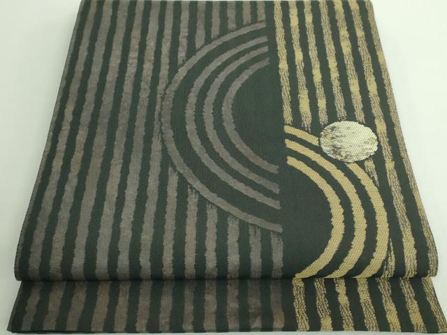 平和屋着物■極上　西陣　木野織物　菱屋善兵衛謹製　六通柄袋帯　間道　金糸　逸品　DZAA9251kh5 平和屋着物□極上 西陣 木野織物 菱屋善兵衛謹製 六通柄袋帯