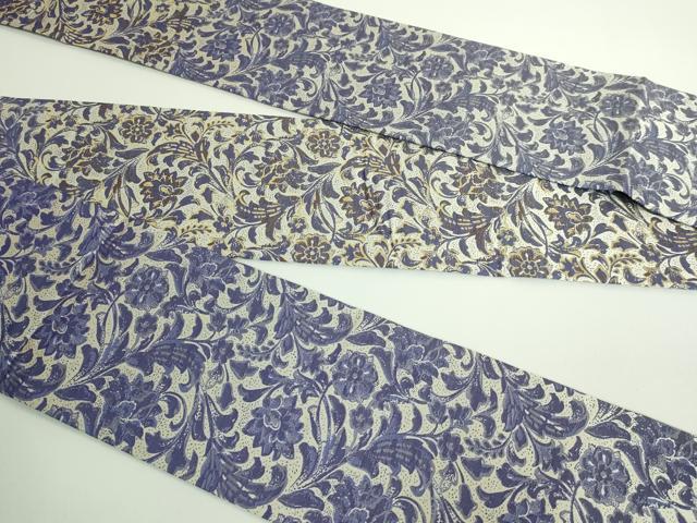 平和屋着物□極上 半幅帯 更紗花文 逸品 DZAA9268kh5