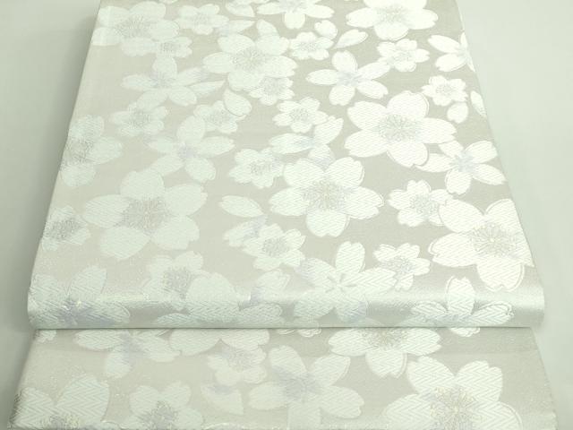 平和屋着物■極上　六通柄袋帯　唐織　舞桜　逸品　DZAA9272kh5
