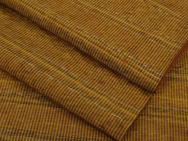 平和屋着物■極上　無形文化財　本場黄八丈　近藤傳　草木染　手織　紬　逸品　DZAA9424kh5