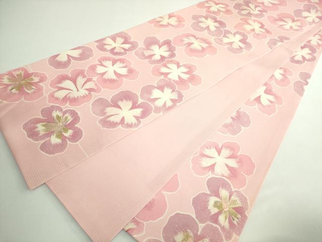 平和屋着物■極上　夏物　絽塩瀬　全通柄袋帯　舞花文　金銀彩　逸品　DZAA9484kh5_5