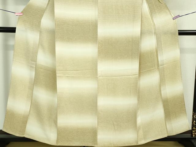 平和屋着物▽極上　二代目 滉　小紋　単衣　いろがさね　錦彩ぼかし　暈し染め　さが美扱い　反端付き　逸品　DZAA9557kh5_4