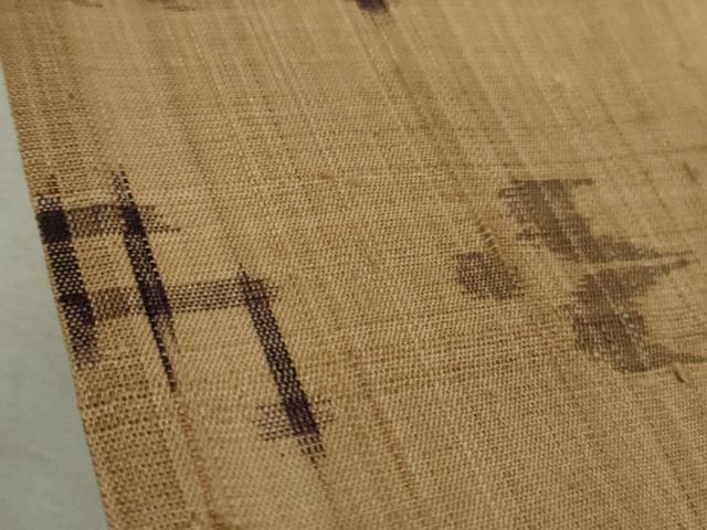 平和屋着物□極上 夏物 紗紬 琉球絣文様 逸品 DZAA9585kh5