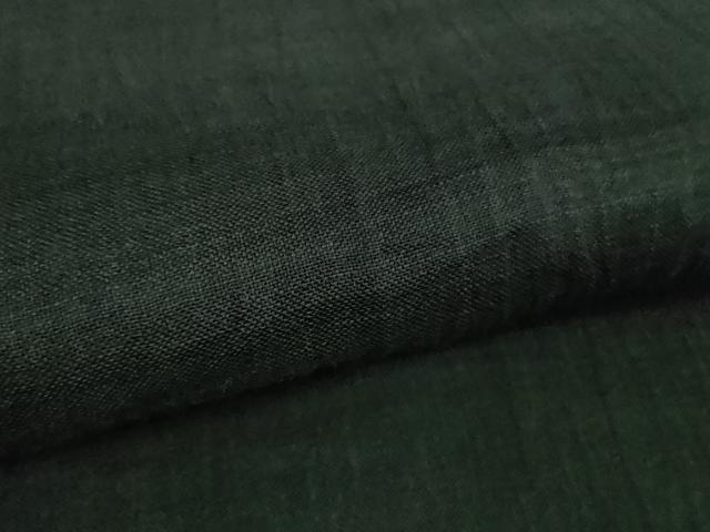 平和屋着物■極上　夏物　男性　本場小千谷ちぢみ　麻　色無地　蝉色　逸品　DZAA9598kh5_4