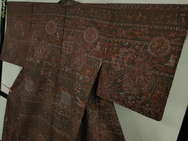 平和屋本店□極上 中国三大刺繍 スワトウ刺繍 汕頭刺繍 総刺繍 訪問