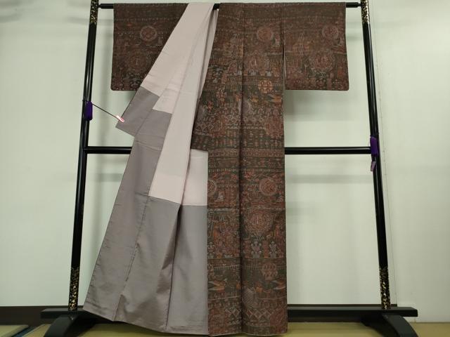 平和屋本店□極上 中国三大刺繍 スワトウ刺繍 汕頭刺繍 総刺繍 訪問着