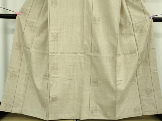 平和屋本店□極上 本場結城紬 重要無形文化財 奥順謹製 100亀甲