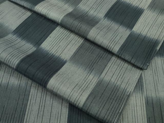 平和屋着物■極上　紬　単衣　市松文様　逸品　未使用　DZAA9660kh5