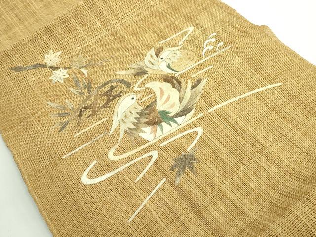 平和屋本店□極上 夏物 科布 蓑虫工芸作家 田尾笛秋 八寸