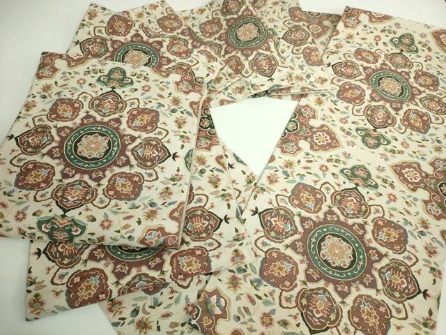 平和屋本店■最高級　明綴れ　全通柄袋帯　正倉院花文　金糸　逸品　DZAA9750kh5