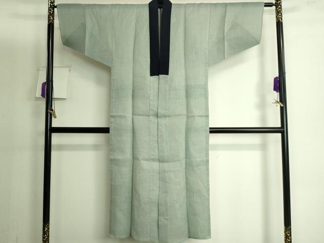 平和屋着物■夏物　男性　長襦袢　岩井茶色地　麻　逸品　DZAA9797kh5