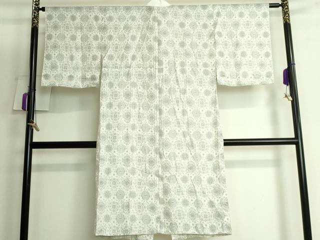 平和屋着物□上質な長襦袢 市松紋紗 正倉院花文 やまと