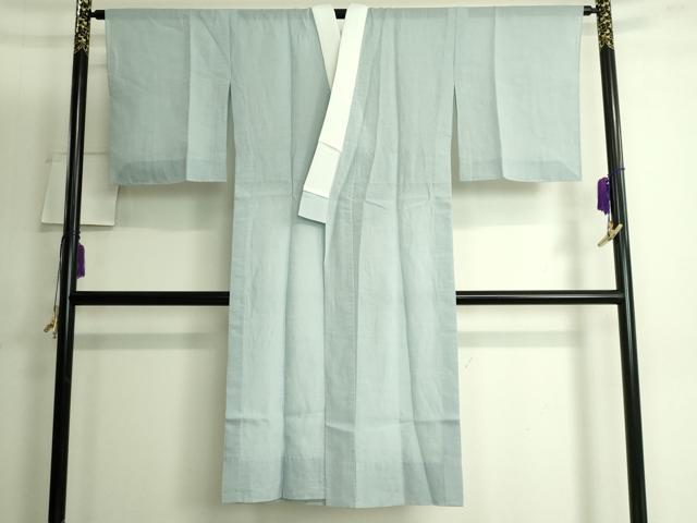 平和屋本店□夏物 銀座もとじ 小千谷本麻上布 長襦袢 水色地