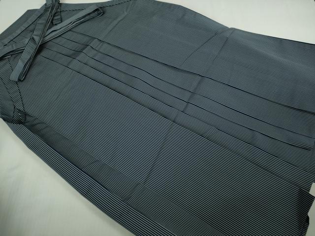 平和屋本店□極上 男性 黒紋付 長羽織・行灯袴セット 逸品 DZAA9875kh5 