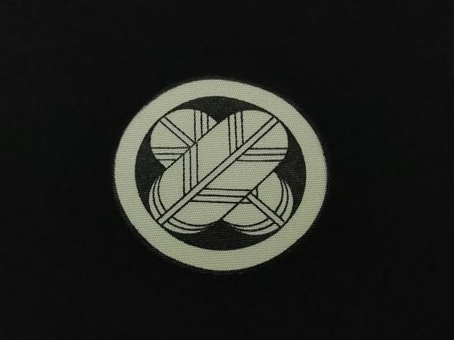 平和屋本店□極上 男性 黒紋付 長羽織・長襦袢(無双仕立て)セット 作家物